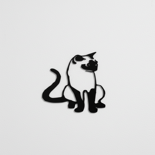 Dekorative Wandkatze