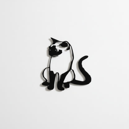 Dekorative Wandkatze